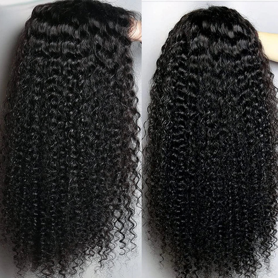 HAIR WIG ~ GLUELESS 30-40 INCH DEEP WAVE FRONTAL WIG HD LACE WIG 13X6 HUMAN HAIR 13X4 CURLY LACE FRONT HUMAN HAIR WIGS 250% DENSITY
