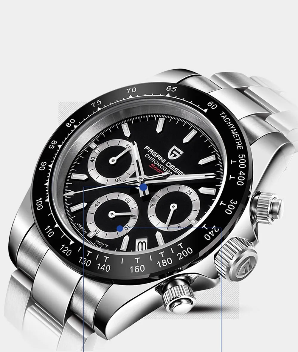 WATCH ~ PAGANI DESIGN 2023 New Men Watches Quartz Business Watch ~ Men Chronograph VK63
