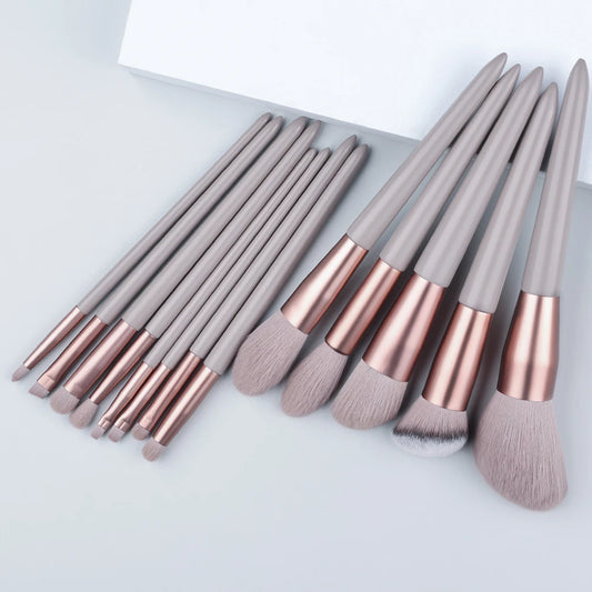 MAKEUP TOOLS ~ 10-13PCS PROFESSIONAL MULTICOLORED MAKEUP BRUSHES SET