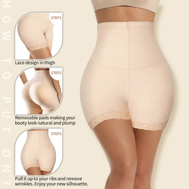 SHAPEWEAR ~ PADDED SEAMLESS BUTT HIP ENHANCER SHAPER SLIMMING UNDERWEAR