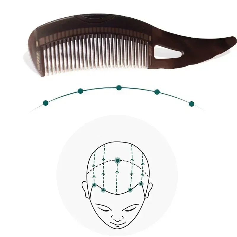 HAIR ACCESSORIES ~ ANTI-DANDRUFF MASSAGE COMB ~ ANTI-STATIC ANTI TANGLING HAIR COMB ~ STYLING TOOL