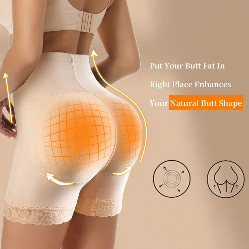 SHAPEWEAR ~ PADDED SEAMLESS BUTT HIP ENHANCER SHAPER SLIMMING UNDERWEAR