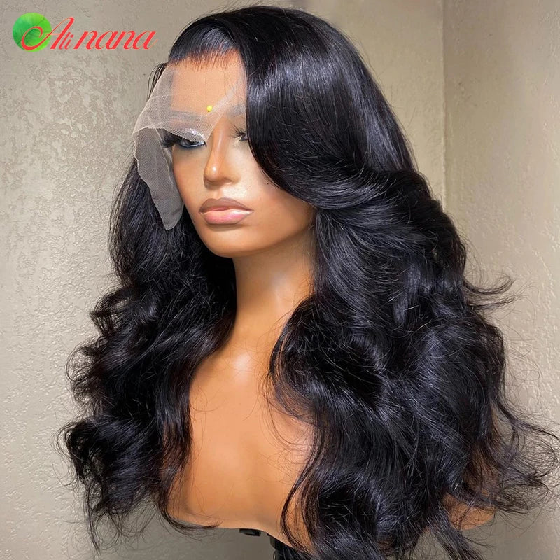 HAIR WIG ~ GLUELESS WEAR GO 13X4 LACE FRONTAL WIG BODY WAVE HUMAN HAIR 5X5 LACE CLOSURE WIG