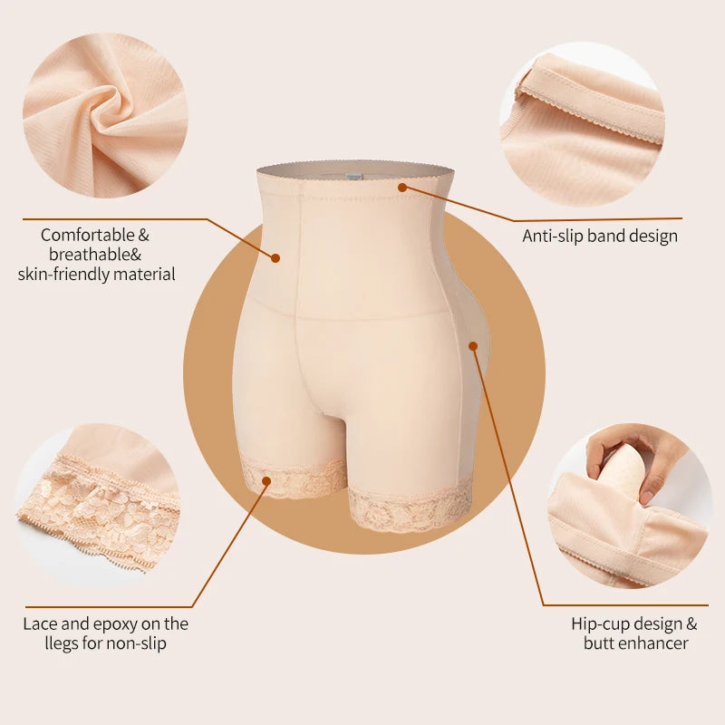 SHAPEWEAR ~ PADDED SEAMLESS BUTT HIP ENHANCER SHAPER SLIMMING UNDERWEAR